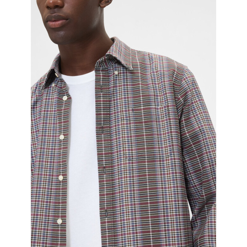 LS OX BAS STANDARD FIT BROWN MULTI PLAID