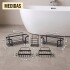 Set x5 Estante Organizador Baño Accesorios Con Adhesivos IMBACK Color Negro Set x5 Estante Organizador Baño Accesorios Con Adhesivos IMBACK Color Negro