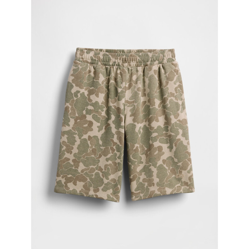 BAGGY FLEECE SHORT NEUTRAL CAMO