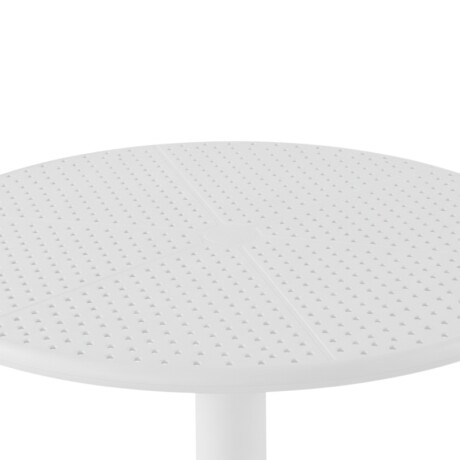MESA REDONDA EXTERIOR DE POLIPROPILENO 80CM Mesa Redonda De Exterior 80CM Blanco