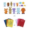 Imanes para decorar Funky family Djeco Imanes para decorar Funky family Djeco