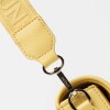 Bandolera Air en efecto cuero graneado Amarillo