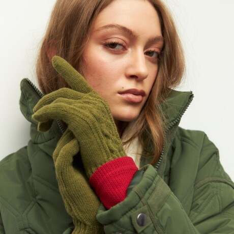 GUANTES MOIRANA Verde Hierba