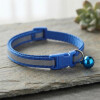 Collar Para Gato Ajustable Reflectivo Con Cascabel AZUL