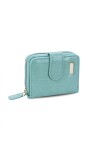 BILLETERA PALOMA AGUAMARINA