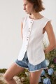 PRE VENTA CHALECO MORRO Blanco