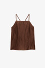 TOP ARRUGADO Marron