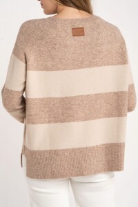 Sweater Rayado Mocha