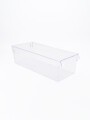 CAJA ORGANIZADORA M 36X15X10CM TRANSPARENTE