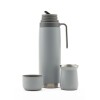 Set termo Comet Bologna 1 lt + Mate de 160 ml Gris