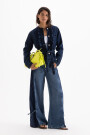 JEANS ROSES BOW Azul