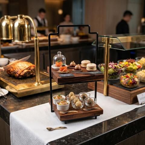 Elevador de Madera Volf para Buffet de 2 pisos Elevador de Madera Volf para Buffet de 2 pisos