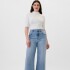 V-HR WIDE LEG CROP LT THALIA LIGHT WASH