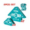 SET X6 ESCUADRA MAGNETICA 3" 25LBS TOTAL Set X6 Escuadra Magnetica 3" 25lbs Total