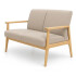 Sillón Sofá 2 Cuerpos Fc3057 MARRON