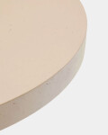 Mesa redonda Aiguablava de cemento beige Ø 120 cm. Mesa redonda Aiguablava de cemento beige Ø 120 cm.