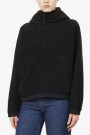 W' HOODED HELIX FLEECE JACKET Negro