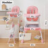 Silla De Bebe Para Comer Plegable Asiento 2 En 1 Arnes Cinturon Seguridad 3 Puntos Imback Color Rosa Silla De Bebe Para Comer Plegable Asiento 2 En 1 Arnes Cinturon Seguridad 3 Puntos Imback Color Rosa