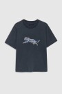 REMERA CADE LEOPARD Negro