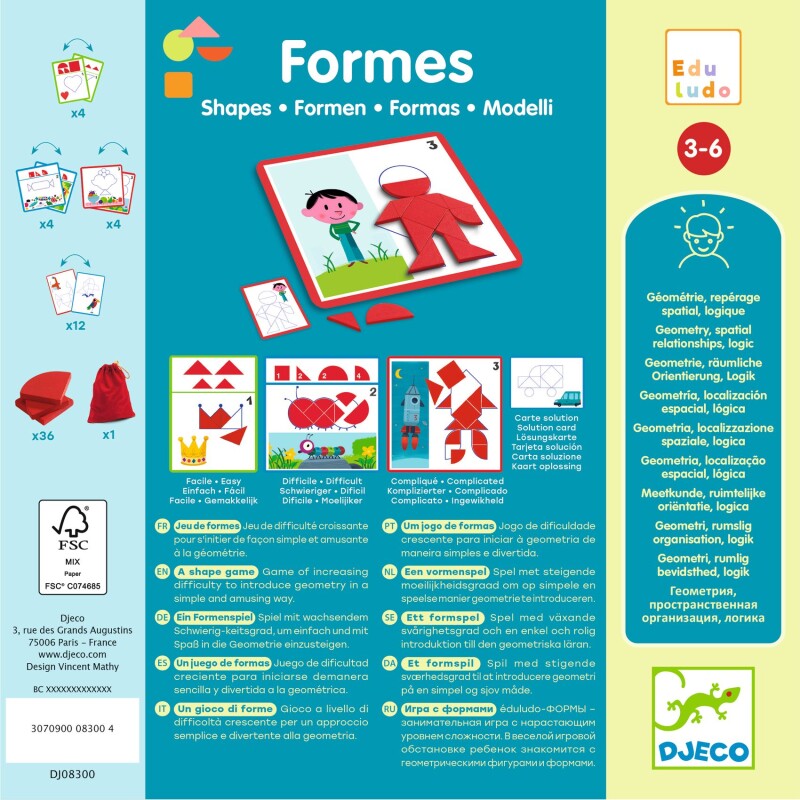 Formas Educativas Djeco Formas Educativas Djeco