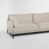 Sofá con chaise COSTA BEIGE - DERECHO