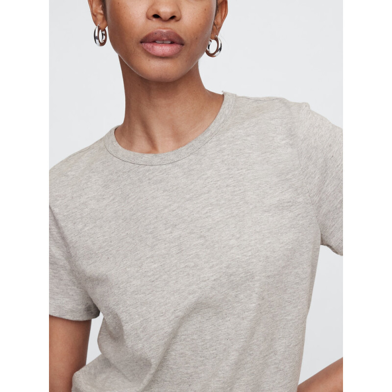 V-SS FAV CREW SOLID LIGHT HEATHER GREY