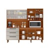 Kit de Cocina Mega - 6 Puertas 3 Cajones Cinamomo/Arena