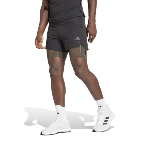 Short de Hombre Adidas Power Workout Negro - Marrón