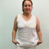 Musculosa de lino Italiana Blanco