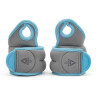 Muñequeras con peso Reebok 0.5kg Celeste