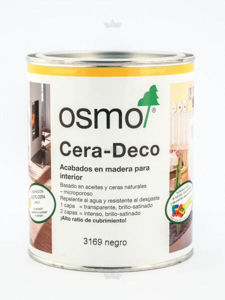 OSMO 3169 CERA-DECO COLOR INTENSO NEGRO 0.75 LT. N/A