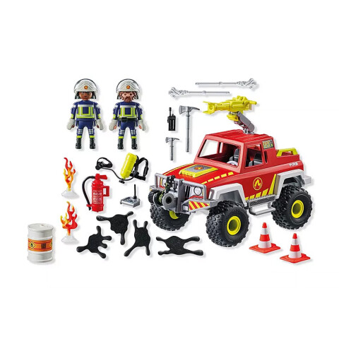 Camioneta de Bomberos Playmobil 68 Piezas U