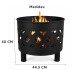 Brasero Fogón Quemador En Forma De Anillo Fire King Dw634 ANILLO DE FOGATA REDONDO FIRE KING DW634