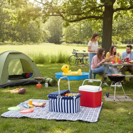 CANASTO PICNIC KLIMBER TERMICO AZUL 25CM CANASTO PICNIC KLIMBER TERMICO AZUL 25CM