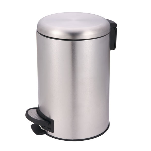 TARRO RESIDUOS ACERO INOX 20 LT SAFIRA PLATA