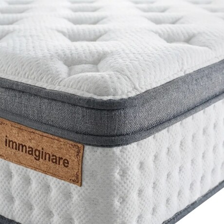 COLCHON EN CAJA DUBAI DORMITORIO HÍBRIDO RESORTES QUEEN SIZE