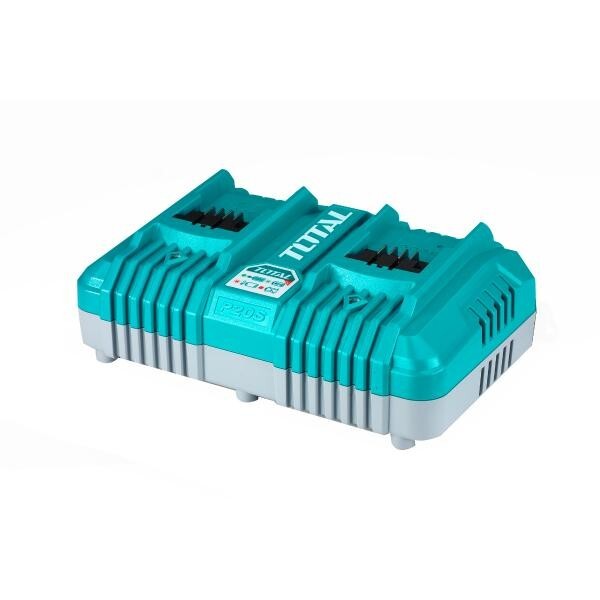 2 Baterías Litio 20V 5Ah + Cargador Industrial Total 2 Baterías Litio 20V 5Ah + Cargador Industrial Total