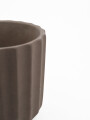 MACETA DE CERAMICA DECO TAUPE
