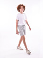 BERMUDA TERRY CARGO GRIS MELANGE M
