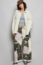 CHAQUETA CON TACHAS Natural