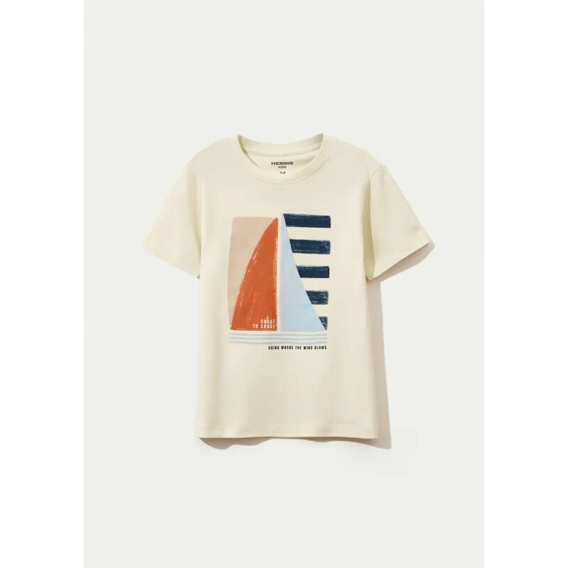 CAMISETA MM MASC BEGE