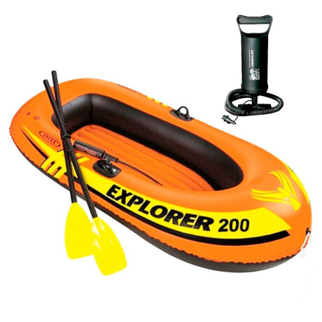 Intex Bote P/ 2 Personas + Remos + Inflador Kayak Intex Bote P/ 2 Personas + Remos + Inflador Kayak