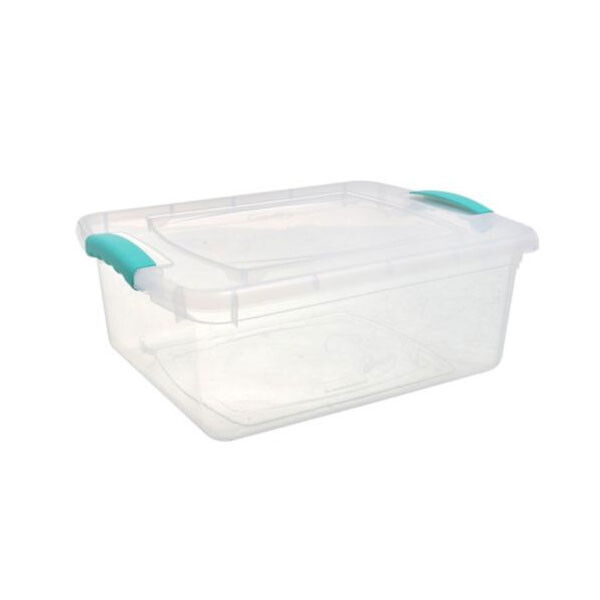 CAJA PLASTICA WENBOX 15 LTS. TRANSPARENTE 42X32X15.9 CM. TRANSPARENTE
