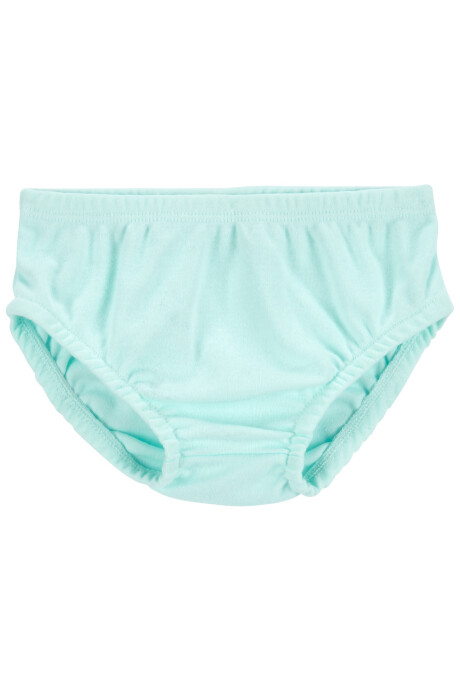 Vestido de rizo con flamenco bordado Sin color