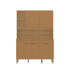PARANA-KIT DE COCINA FLORA FREIJO/CARAMELO 3047-9050 PARANA-KIT DE COCINA FLORA FREIJO/CARAMELO 3047-9050