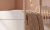Cama Cabaña 1 Plaza Madera Natural MDF - Arredus Cama Cabaña 1 Plaza Madera Natural MDF - Arredus
