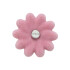Jibbitz Pink Velvet Flower Multicolor