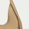 Bolso Heather en efecto cuero graneado Taupe