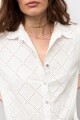 Camisa frente broderie blanco