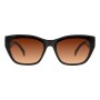 Lentes De Sol Anitta Cuadrado Gradiente Azul/Marrón